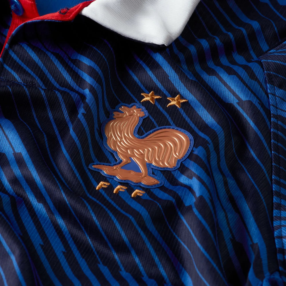Nike 2026-27 France Men's Stadium Home Soccer Jersey Game Royal/Metallic Copper