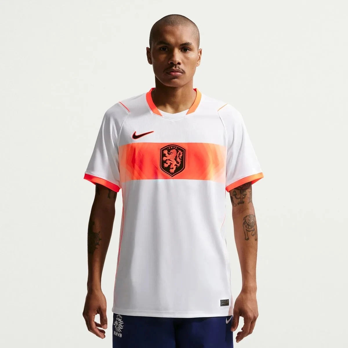 Nike 2026-27 Netherlands Men's Stadium Away Soccer Jersey White/Hyper Crimson/Black