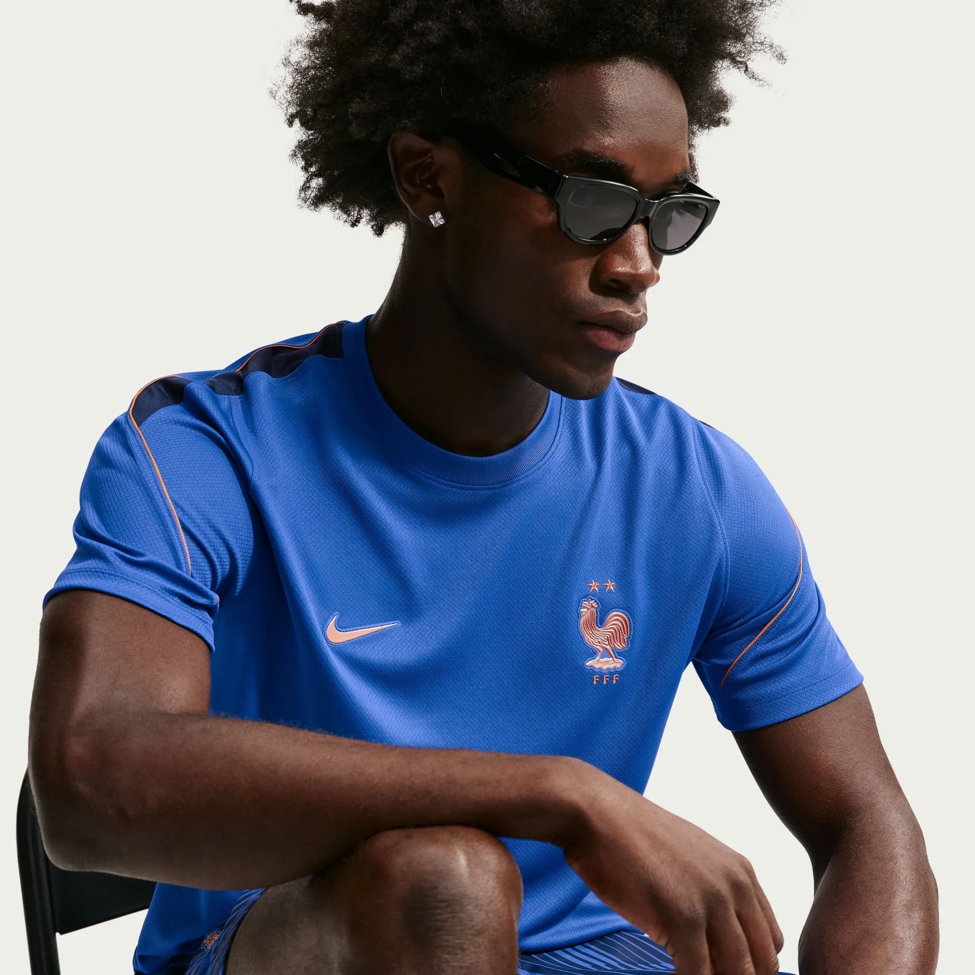 Nike 2026-27 France Men's Strike Top Game Royal/Metallic Copper