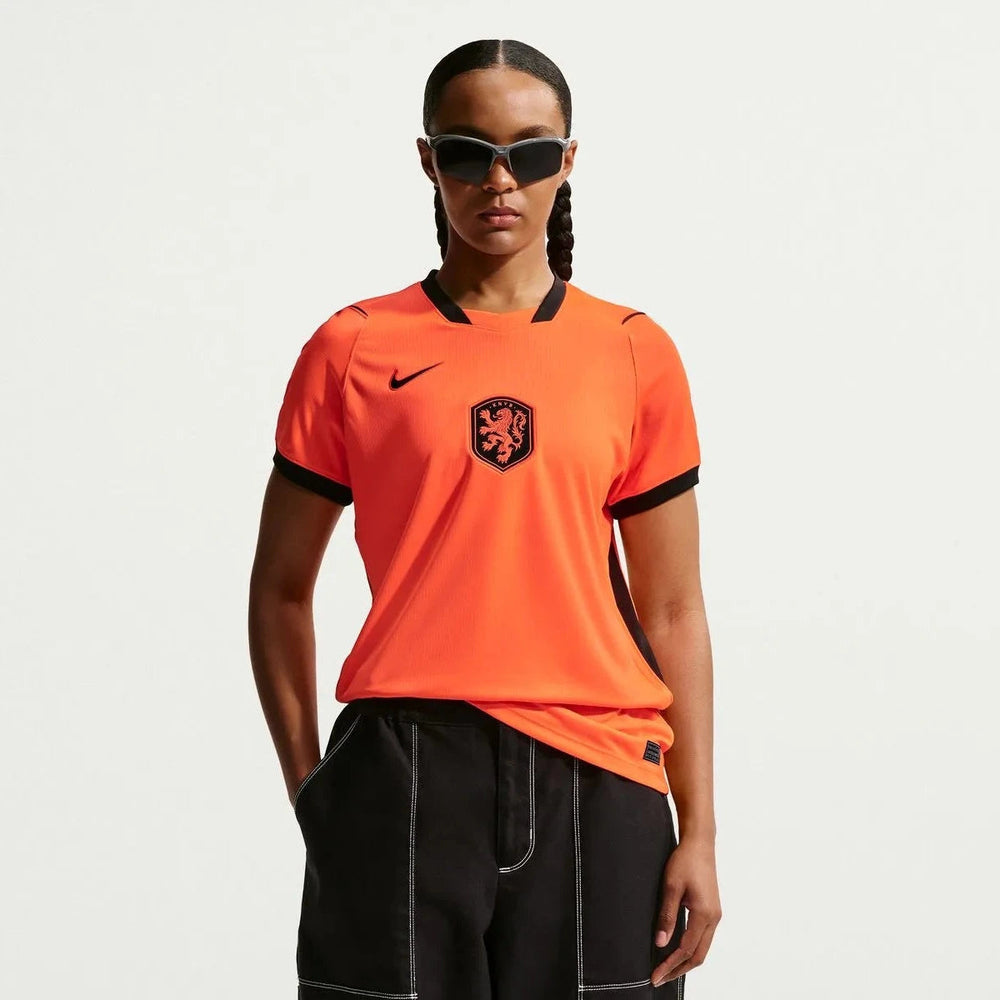 Nike 2026-27 Netherlands Women's Stadium Home Soccer Jersey Hyper Crimson/Black