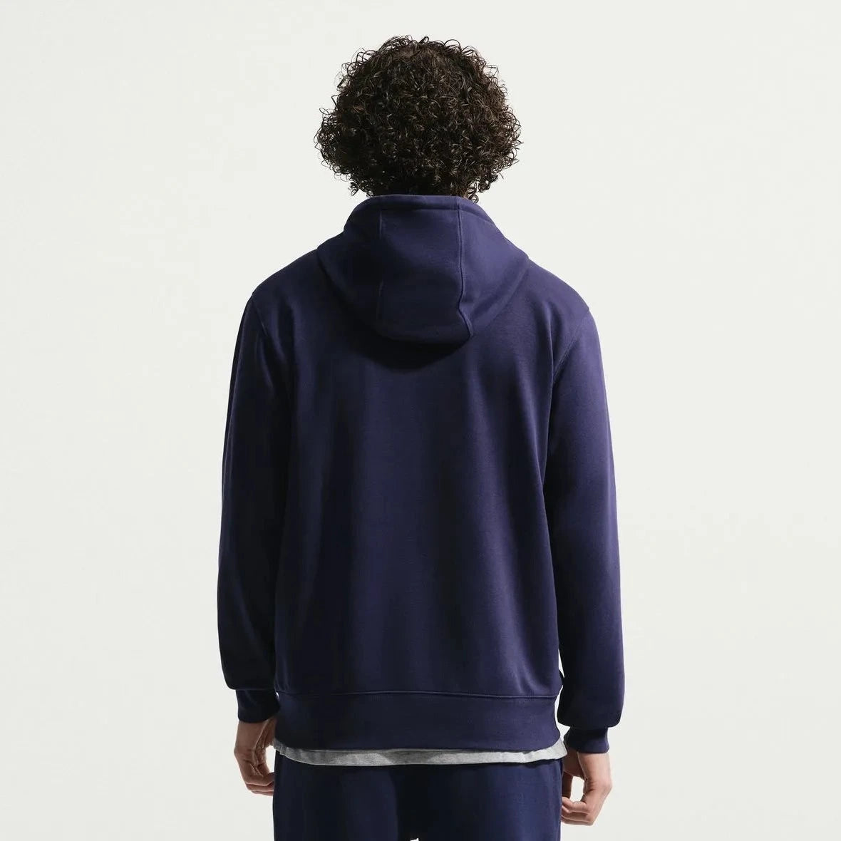 Nike 2026-27 France Men's Club French Terry Pullover Hoodie Blackened Blue/White