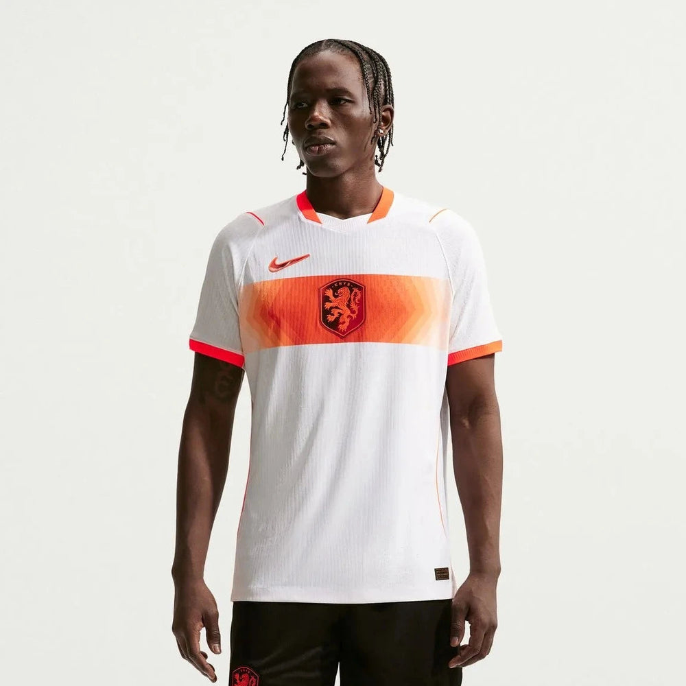 Nike 2026-27 Netherlands Men's Authentic Away Soccer Jersey White/Hyper Crimson/Black