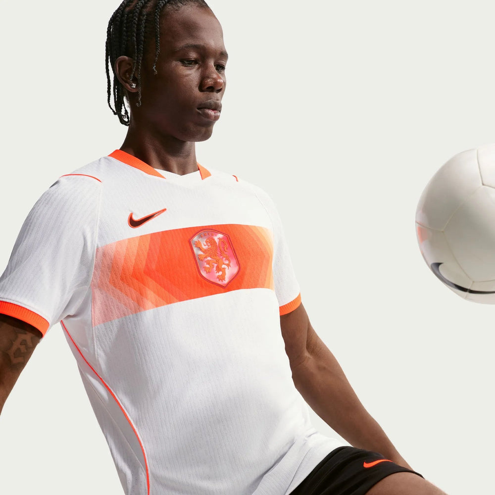 Nike 2026-27 Netherlands Men's Authentic Away Soccer Jersey White/Hyper Crimson/Black