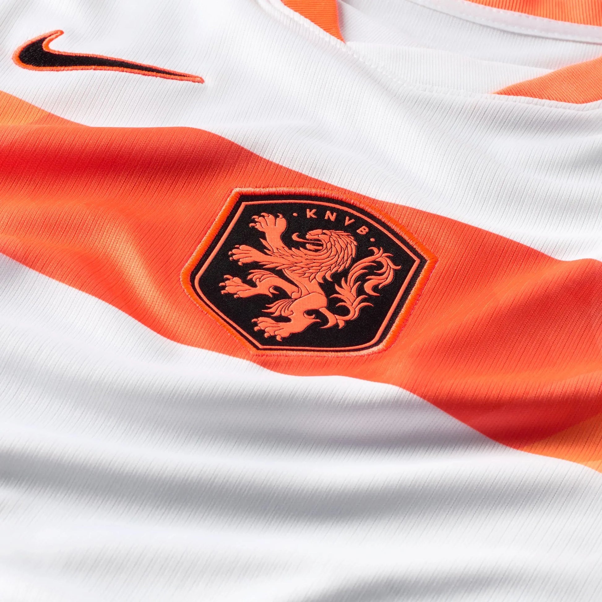 Nike 2026-27 Netherlands Women's Stadium Away Soccer Jersey White/Hyper Crimson/Black