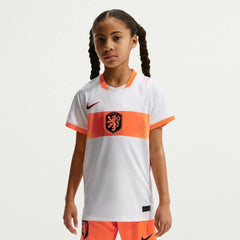 Nike 2026-27 Netherlands Youth Stadium Away Soccer Jersey White/Hyper Crimson/Black