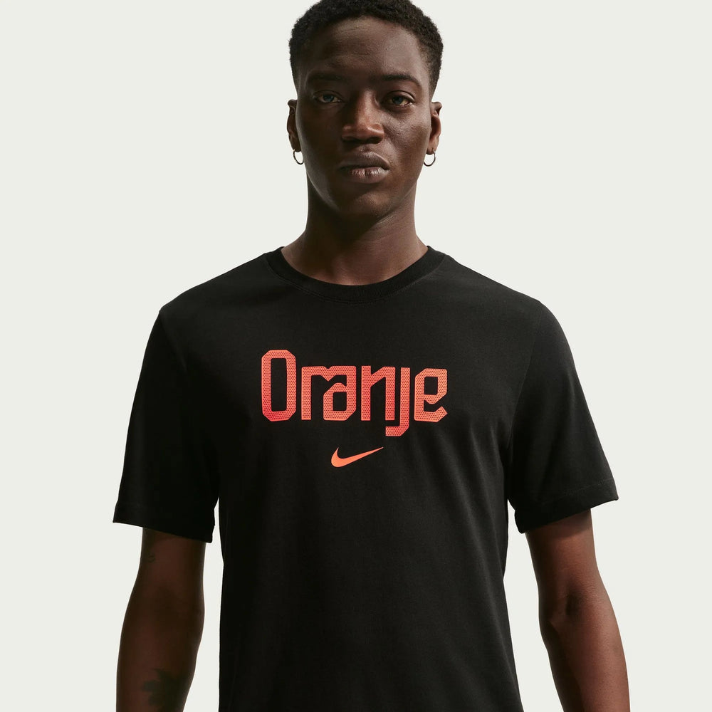 Nike 2026-27 Netherlands Men's Wordmark Tee Black