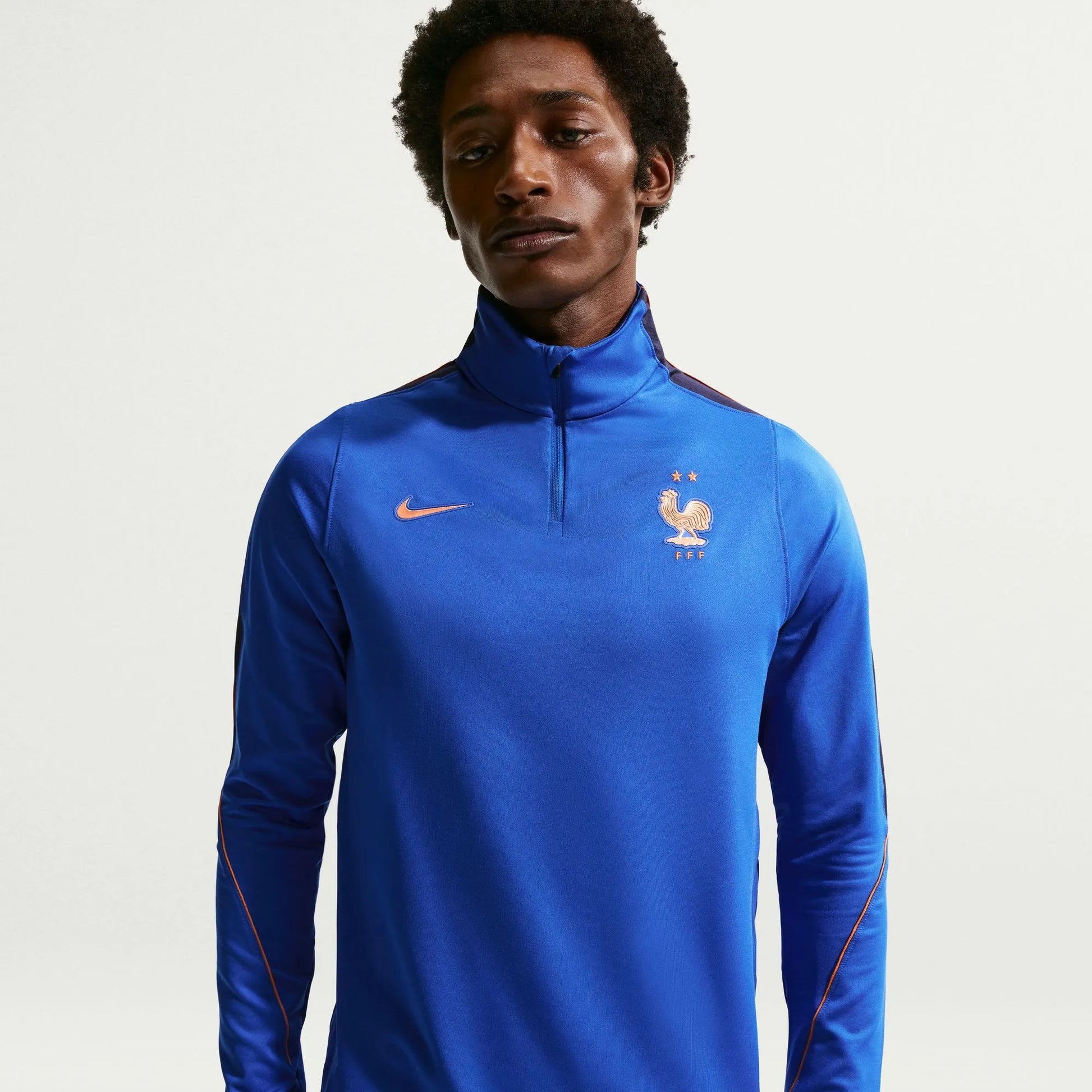 Nike 2026-27 France Men's Strike Drill Top Game Royal/Metallic Copper