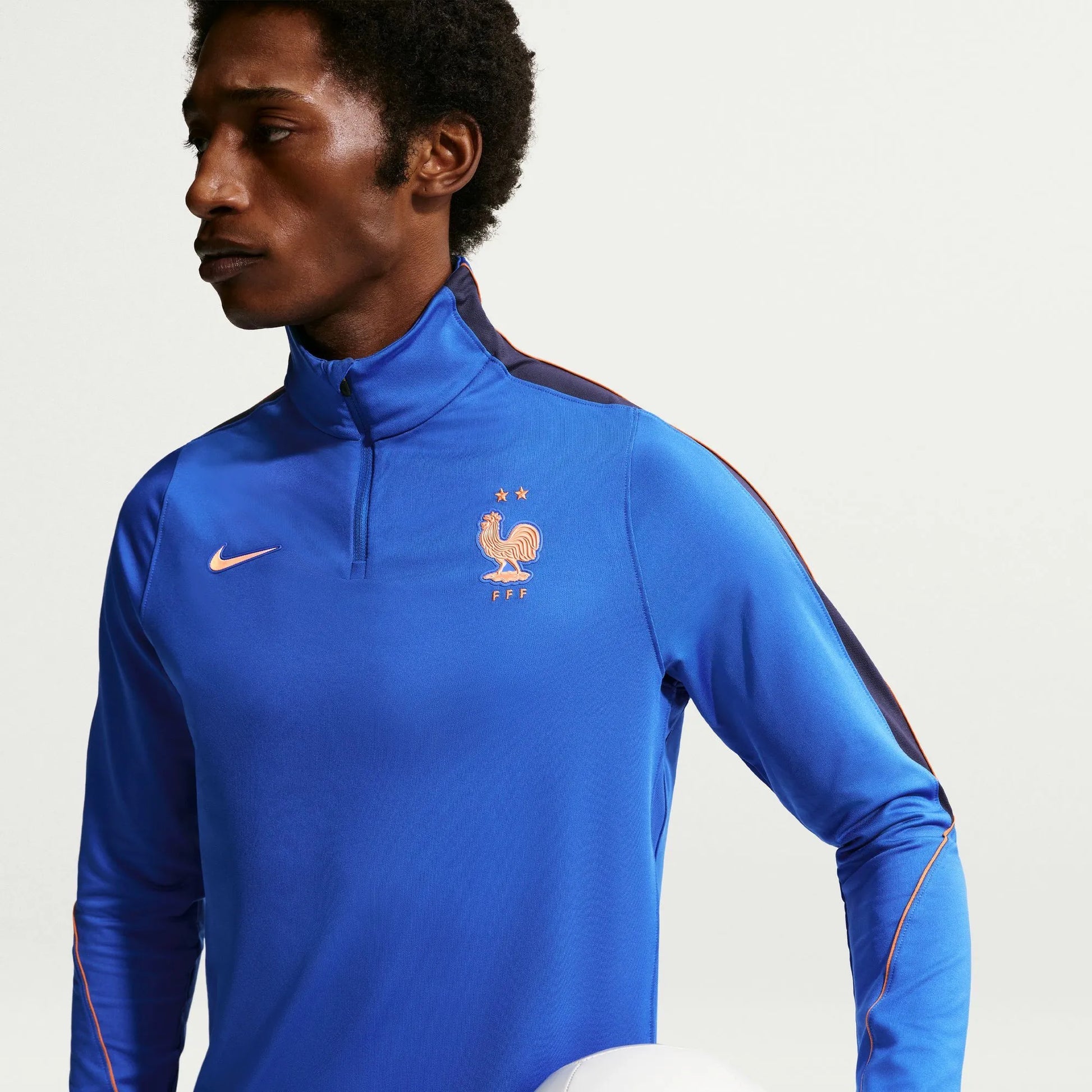 Nike 2026-27 France Men's Strike Drill Top Game Royal/Metallic Copper