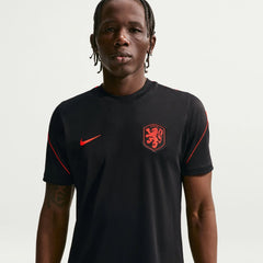 Nike 2026-27 Netherlands Men's Strike Top Black/Hyper Crimson/Hyper Crimson