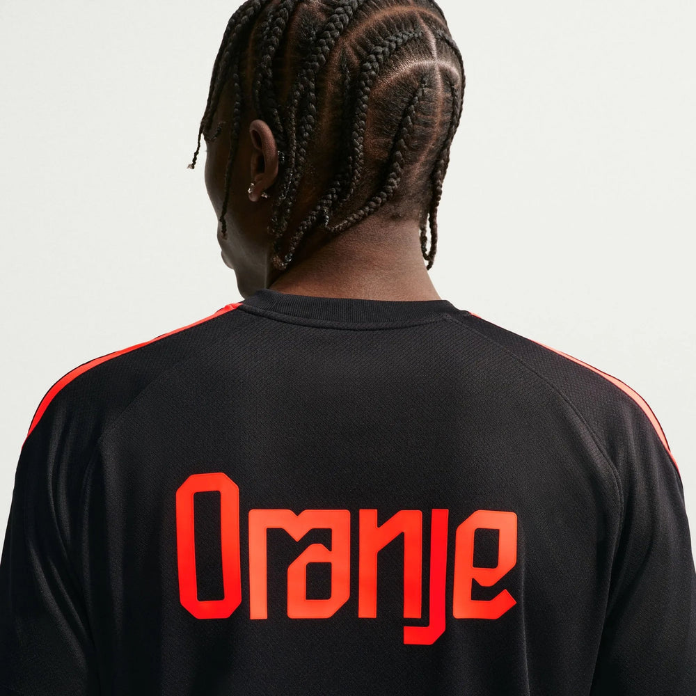 Nike 2026-27 Netherlands Men's Strike Top Black/Hyper Crimson/Hyper Crimson