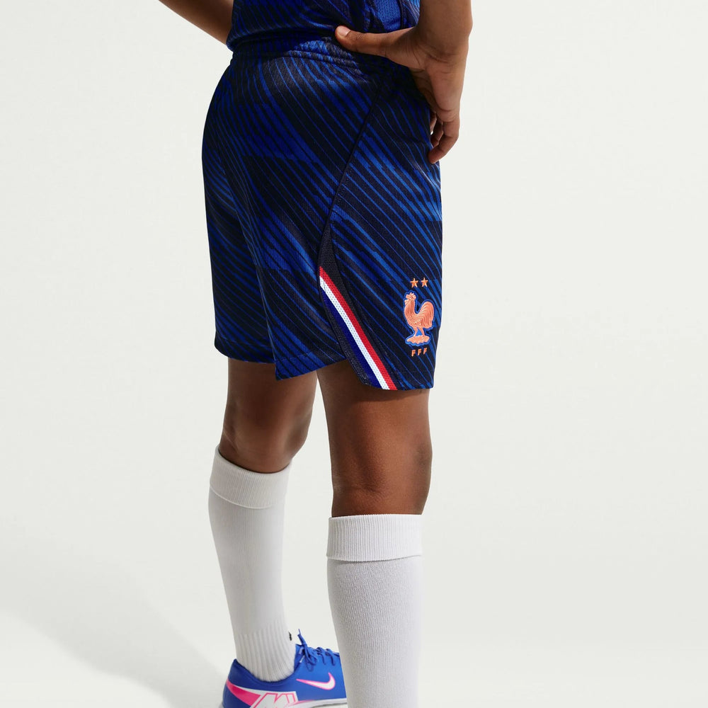 Nike 2026-27 France Youth Stadium Home Shorts Game Royal/Metallic Copper