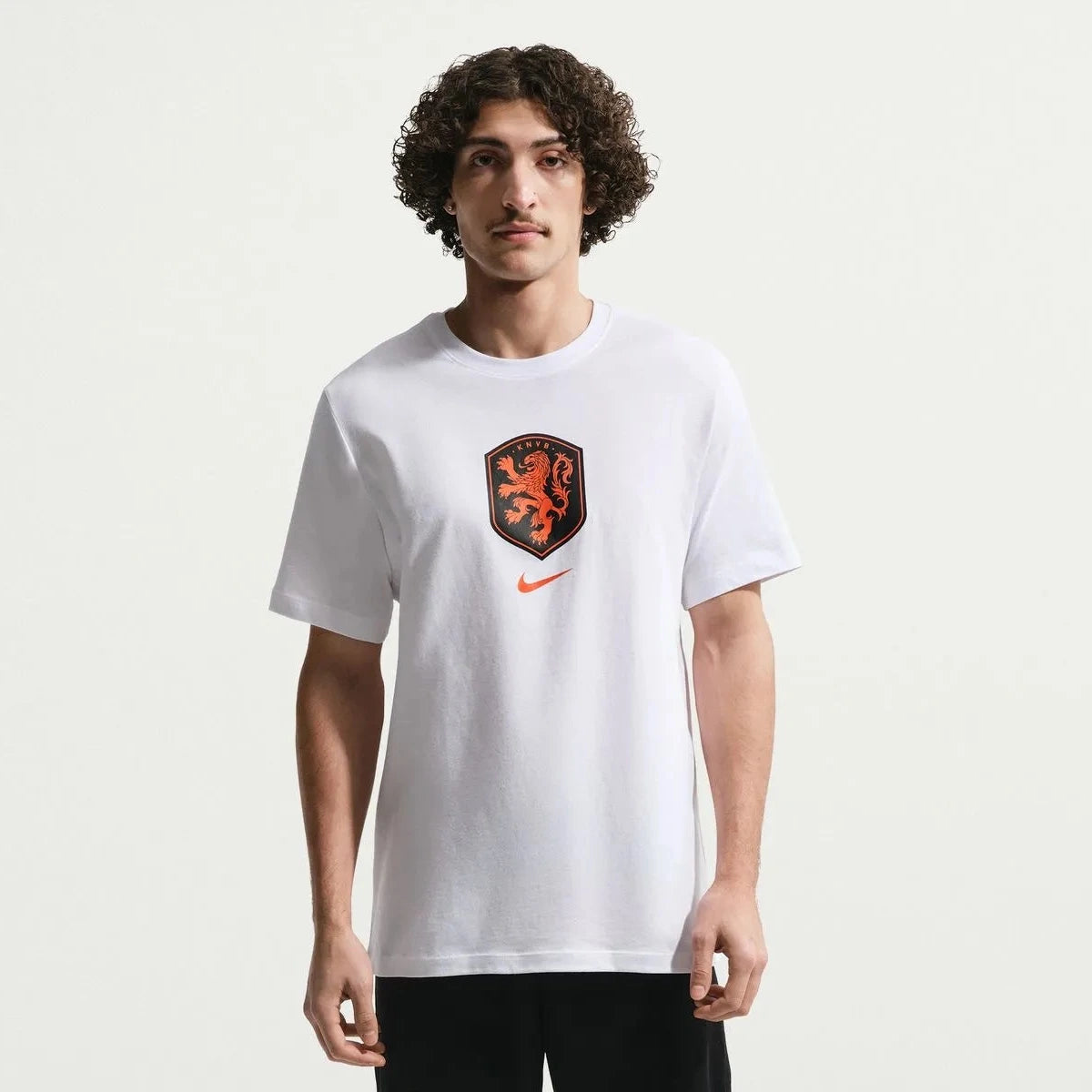 Nike 2026-27 Netherlands Men's Crest Tee White