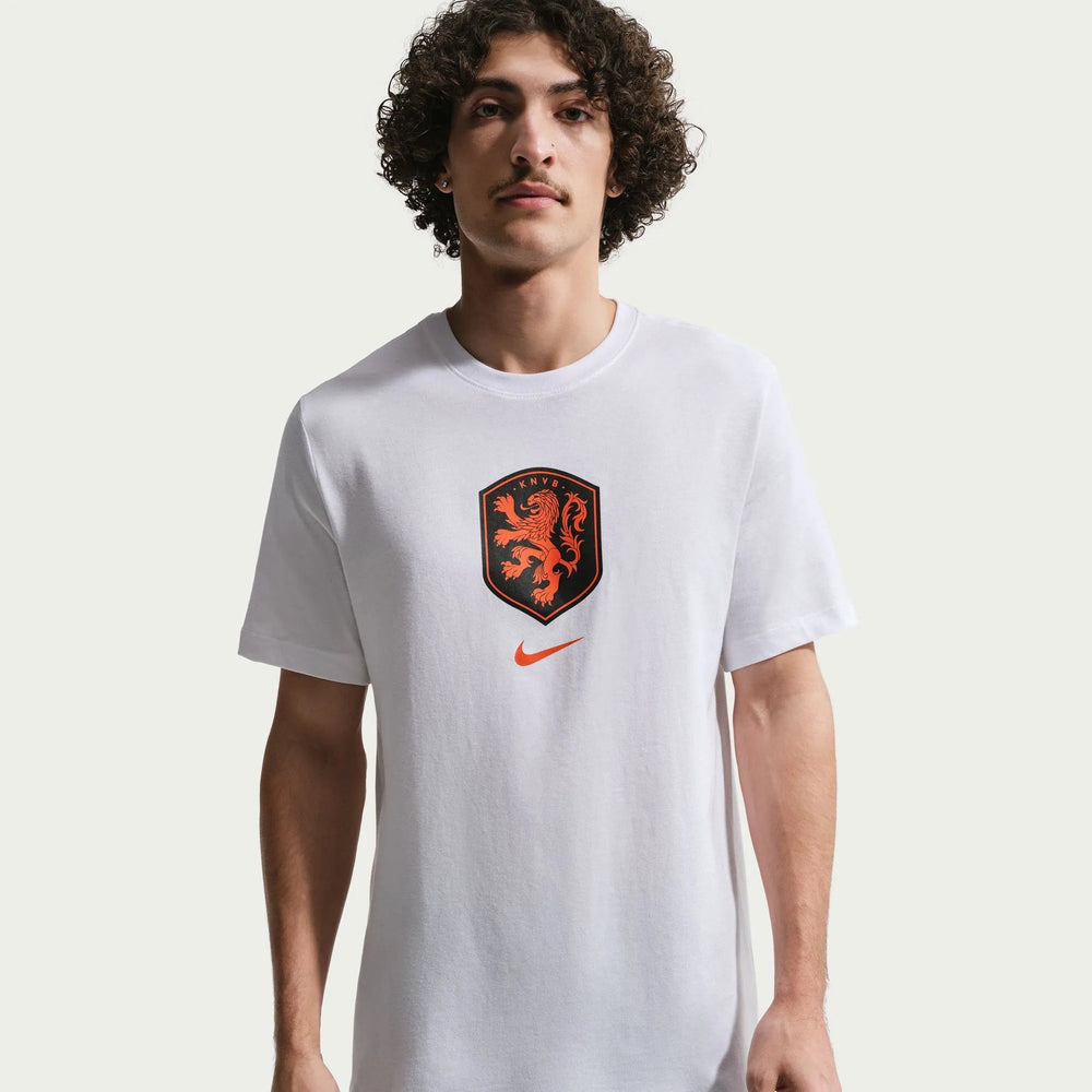 Nike 2026-27 Netherlands Men's Crest Tee White