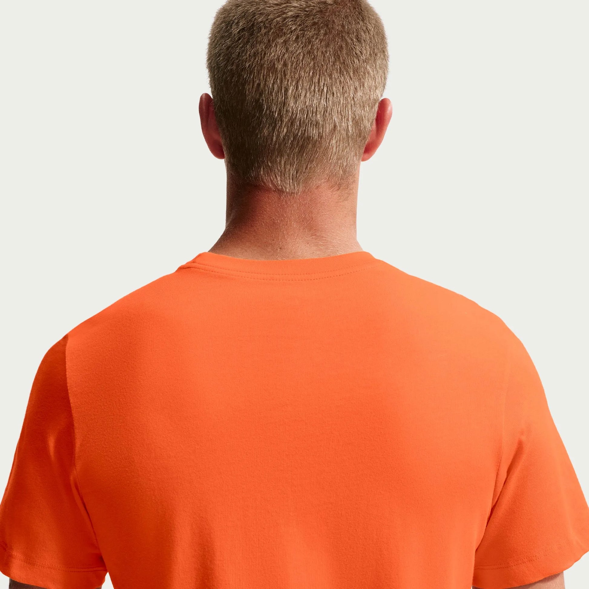 Nike 2026-27 Netherlands Men's Crest Tee Safety Orange