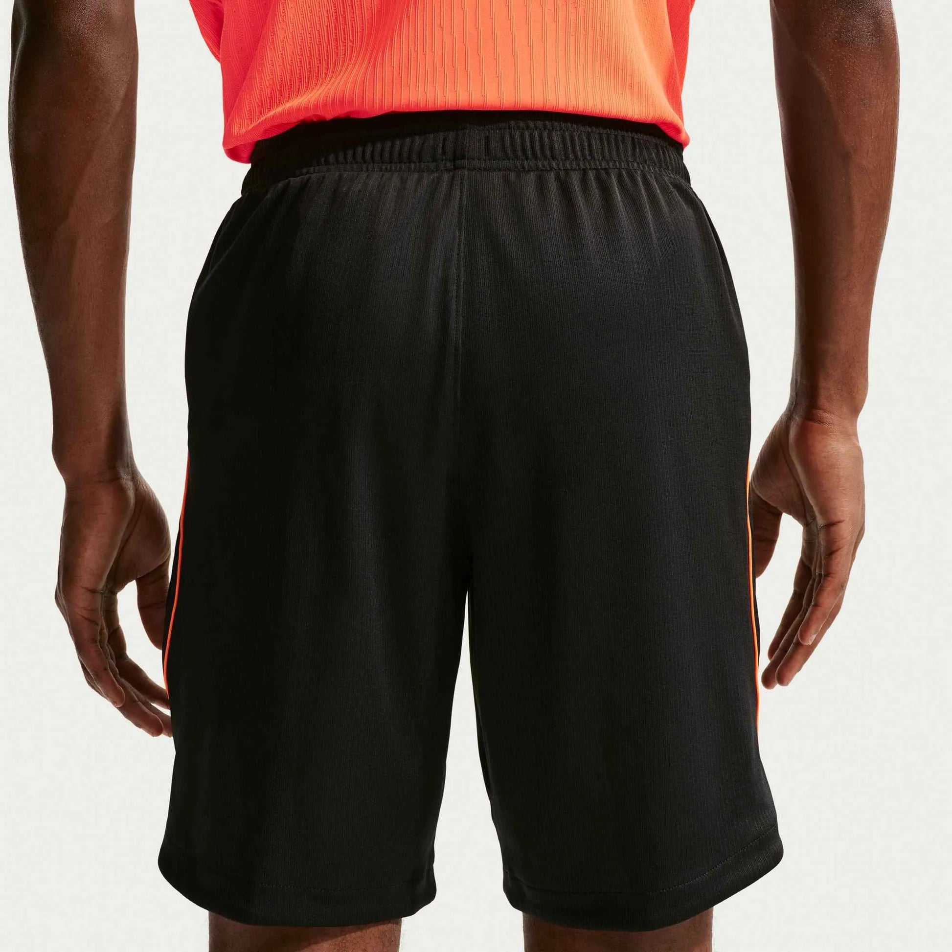Nike 2026-27 Netherlands Men's Stadium Home Shorts Black/Hyper Crimson