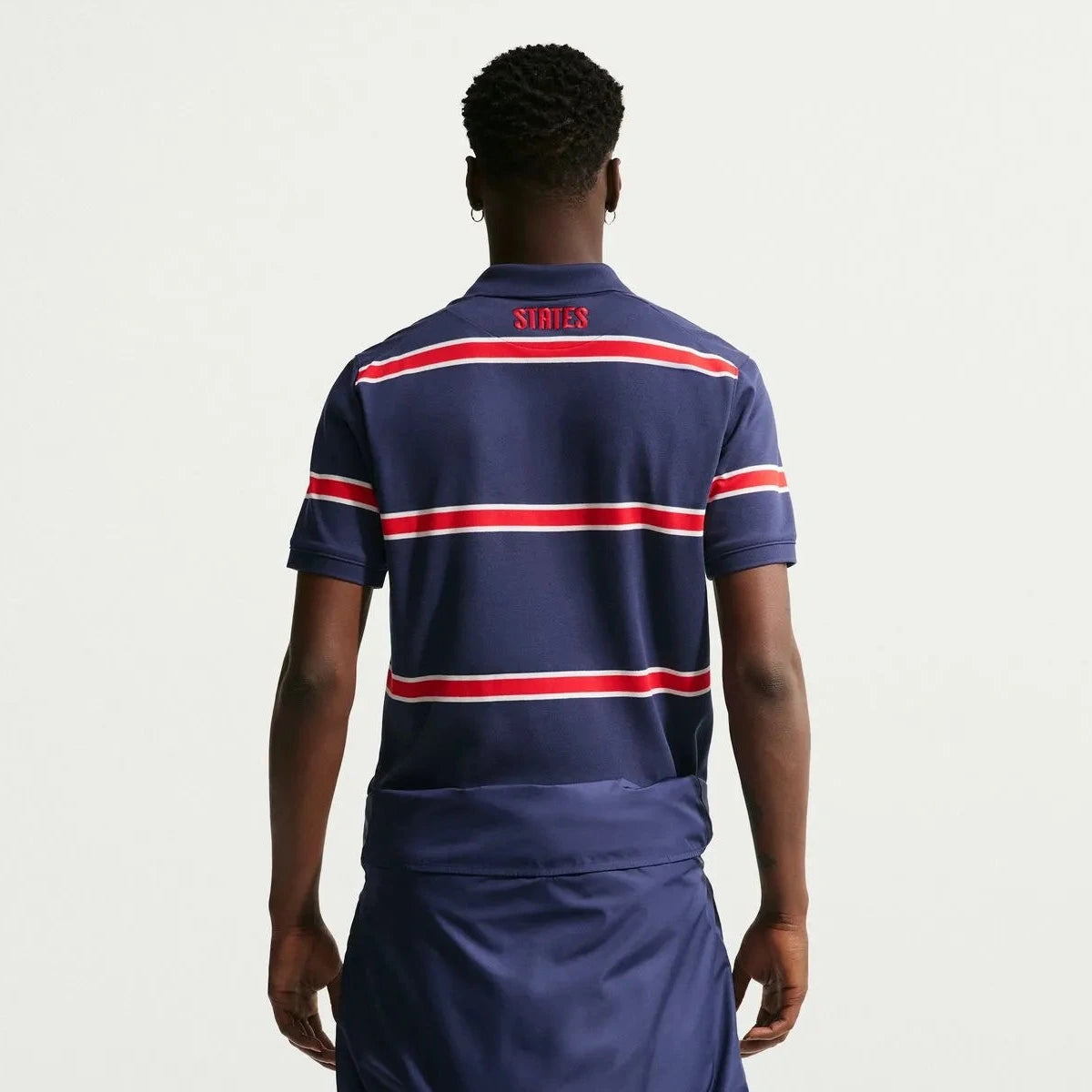 Nike 2026-27 USMNT Men's The Polo 2.0 Midnight Navy/Sail/University Red
