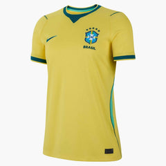 Nike 2026-27 Brazil Women's Stadium Home Soccer Jersey Canary/Light Menta/Geode Teal
