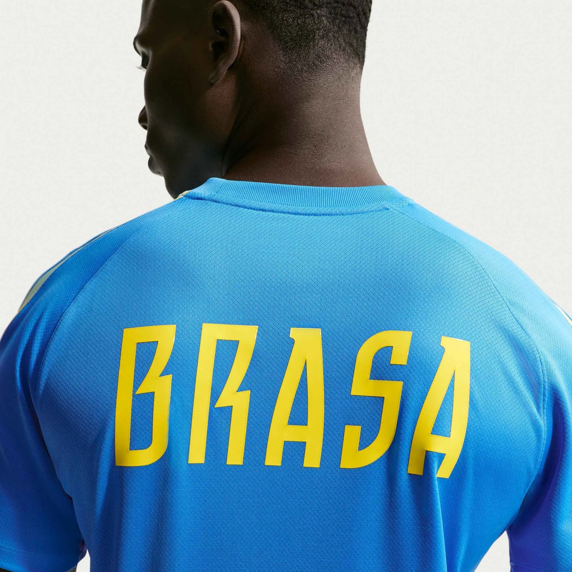 Nike 2026-27 Brazil Men's Strike Top LT Photo Blue/Light Menta/Midwest Gold