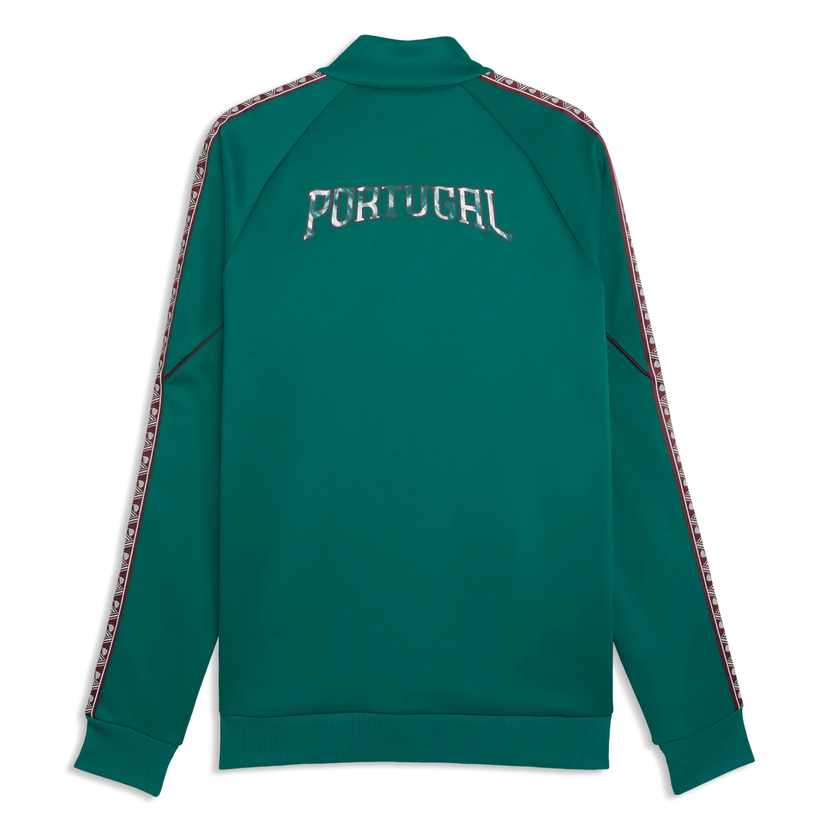 Puma 2026-27 Portugal Men's KING Anthem Jacket Green Lagoon-Ruby Shimmer