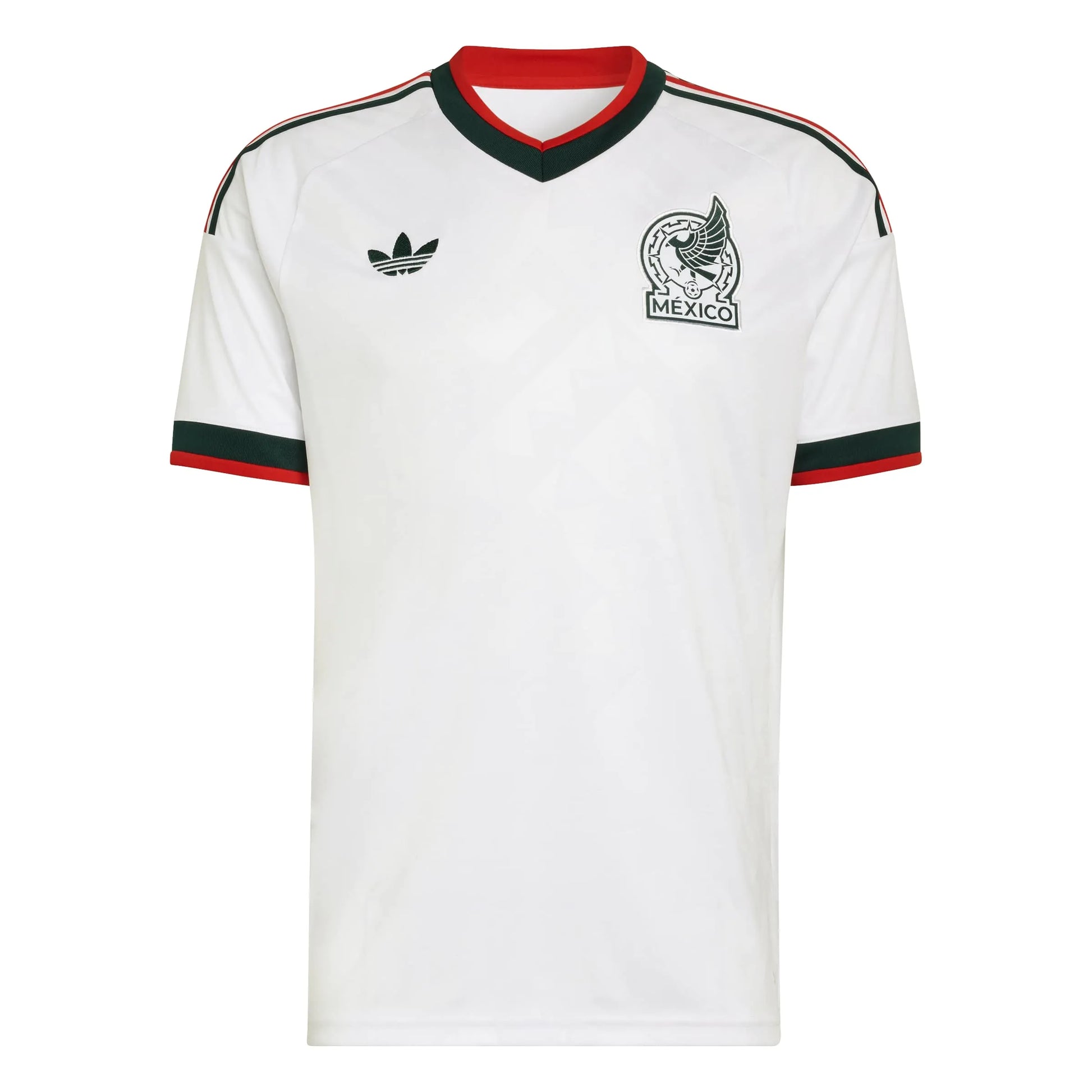 Adidas 2026 Mexico Men's Stadium Away Soccer Jersey White