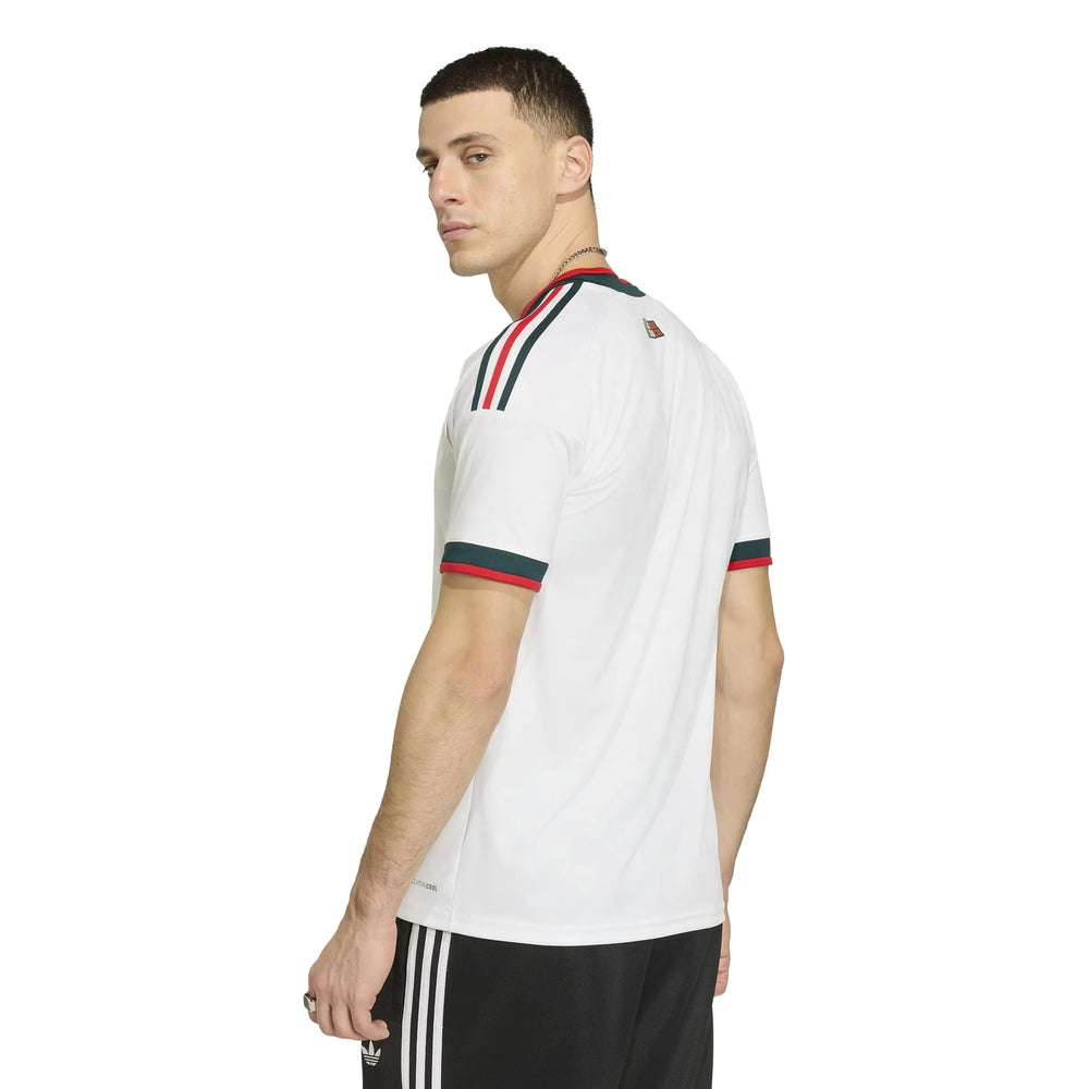 Adidas 2026 Mexico Men's Stadium Away Soccer Jersey White
