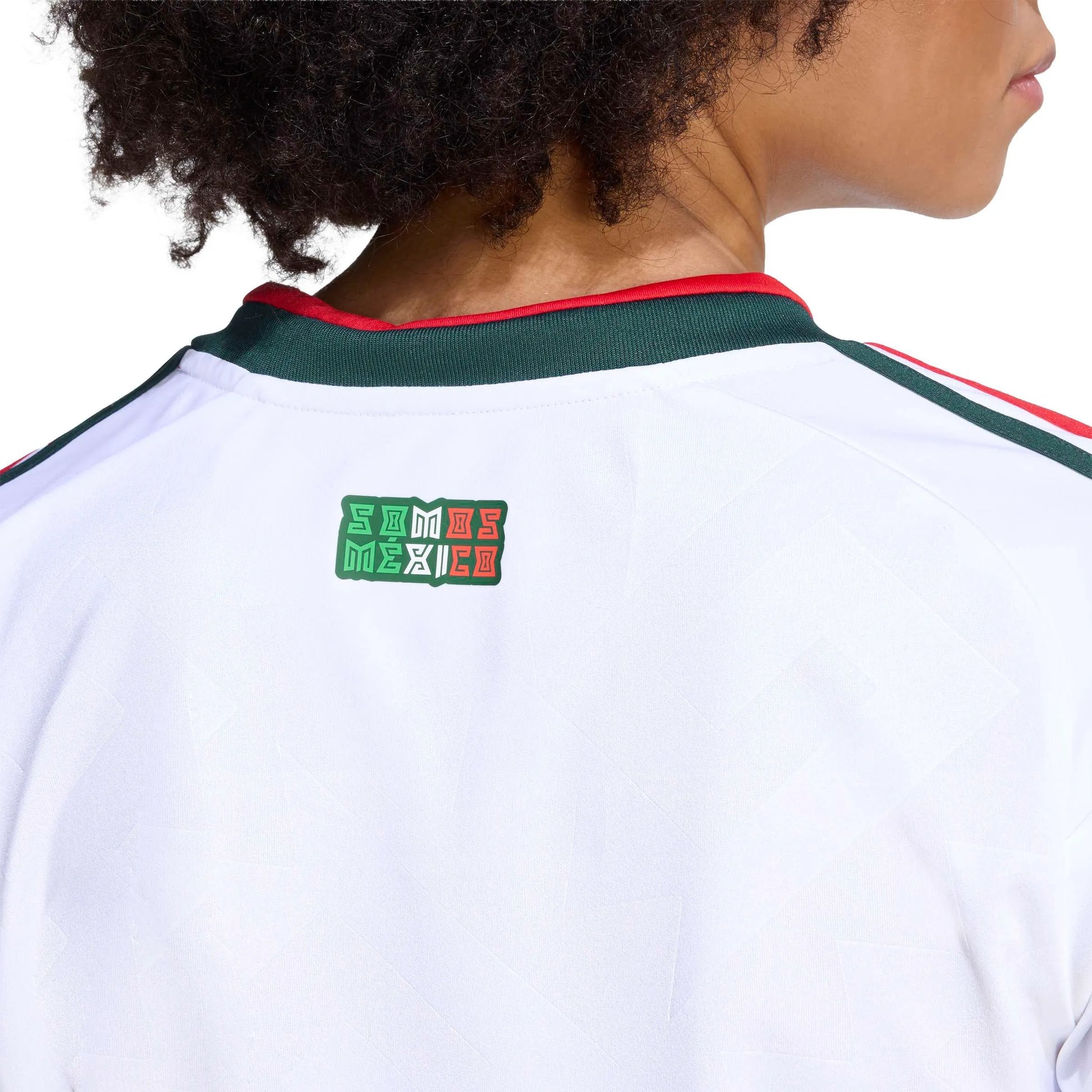 Adidas 2026 Mexico Women's Stadium Away Cropped Soccer Jersey White