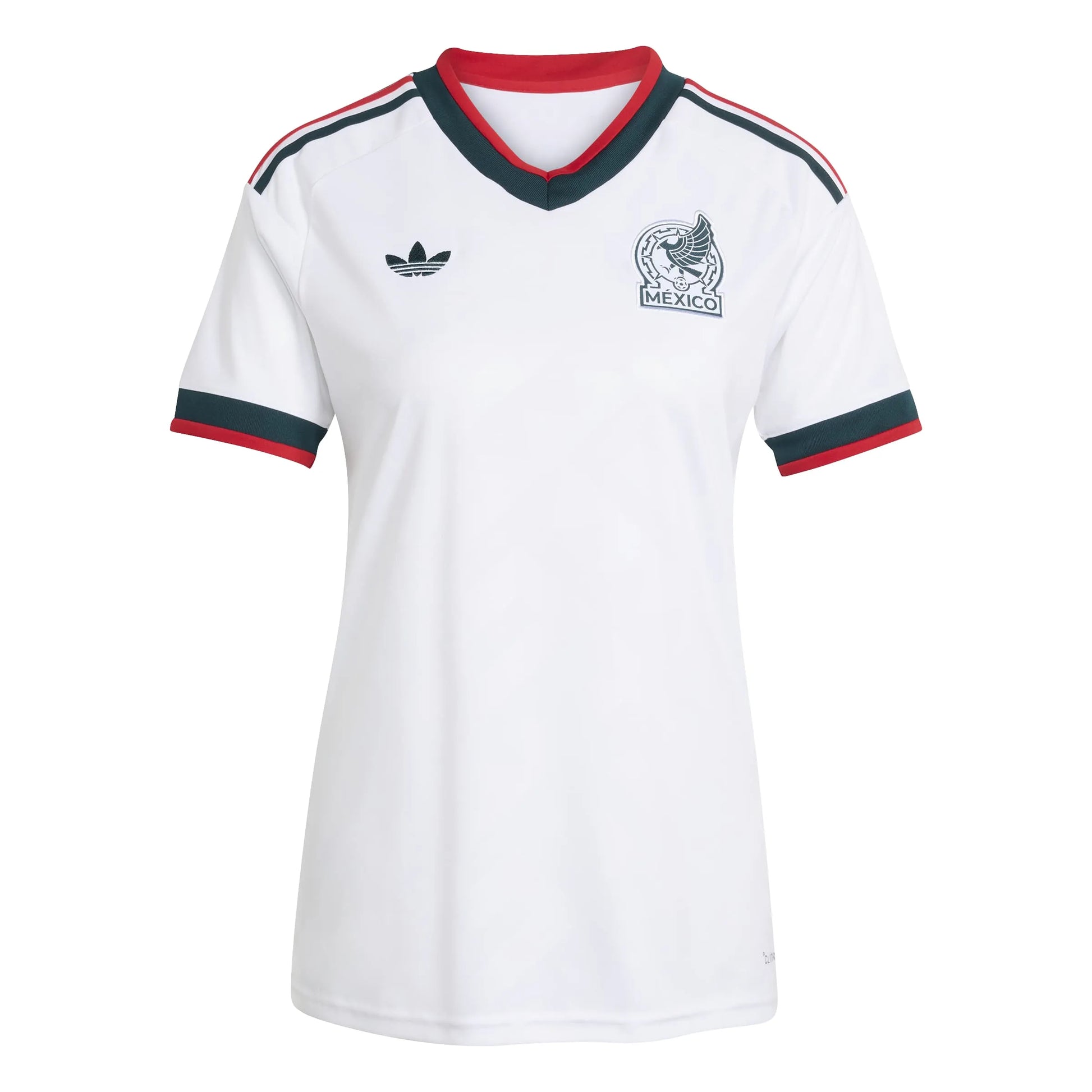 Adidas 2026 Mexico Women's Stadium Away Soccer Jersey White