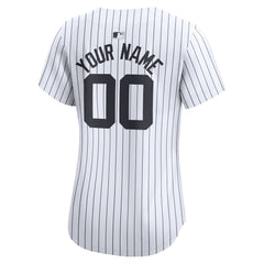 Women's New York Yankees White 2024 World Series Home Custom Limited Jersey
