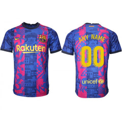 Men's Barcelona Custom Home Soccer Jersey