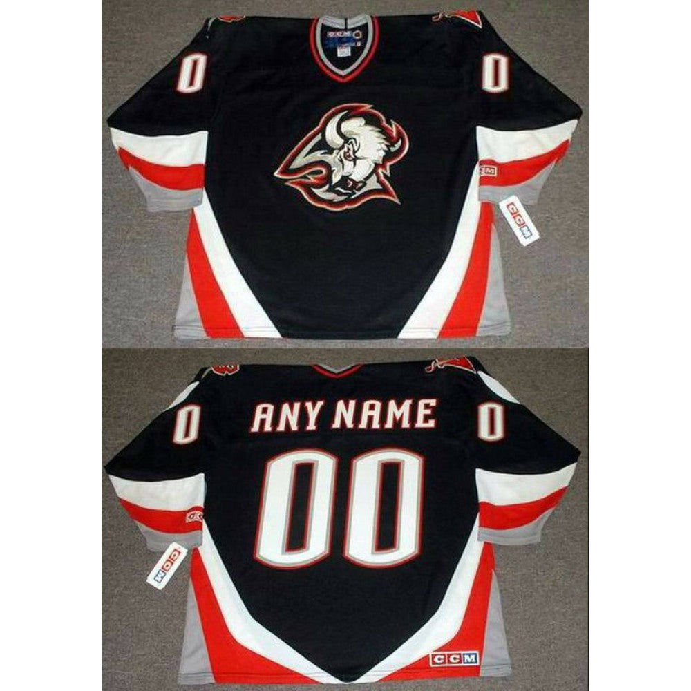 Men's Buffalo Sabres Custom CCM Throwback Stitched NHL Jersey