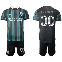 Men's Custom LA Galaxy Black Soccer Jersey