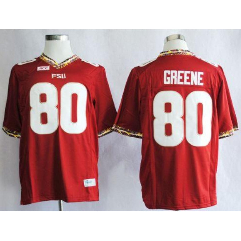 Men's Florida State Seminoles Custom Red Stitched Jersey