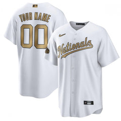 Men's Washington Nationals ACTIVE Player Custom 2022 All-Star White Cool Base Stitched Baseball Jersey