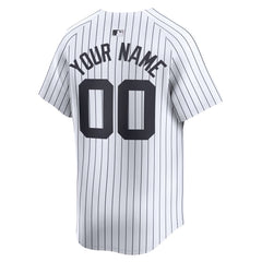 Men's New York Yankees White 2024 World Series Home Custom Limited Jersey